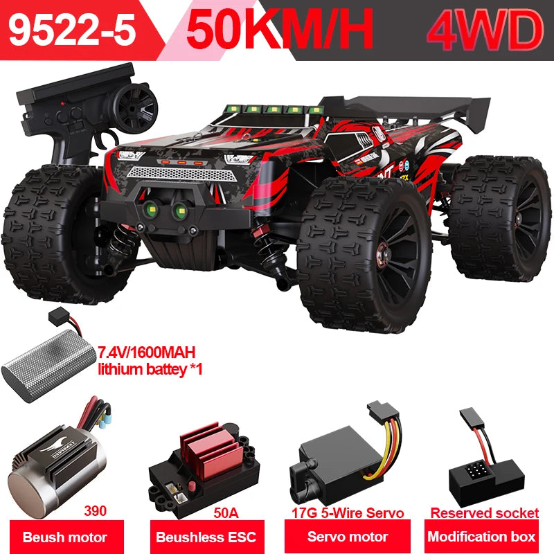 SCY9522PRO 85KM/H High Speed RC Car Brushless 4WD Off-Road Drift Remote Control Car 1:16 Professional Racing Cars SCY9522 50KM/H