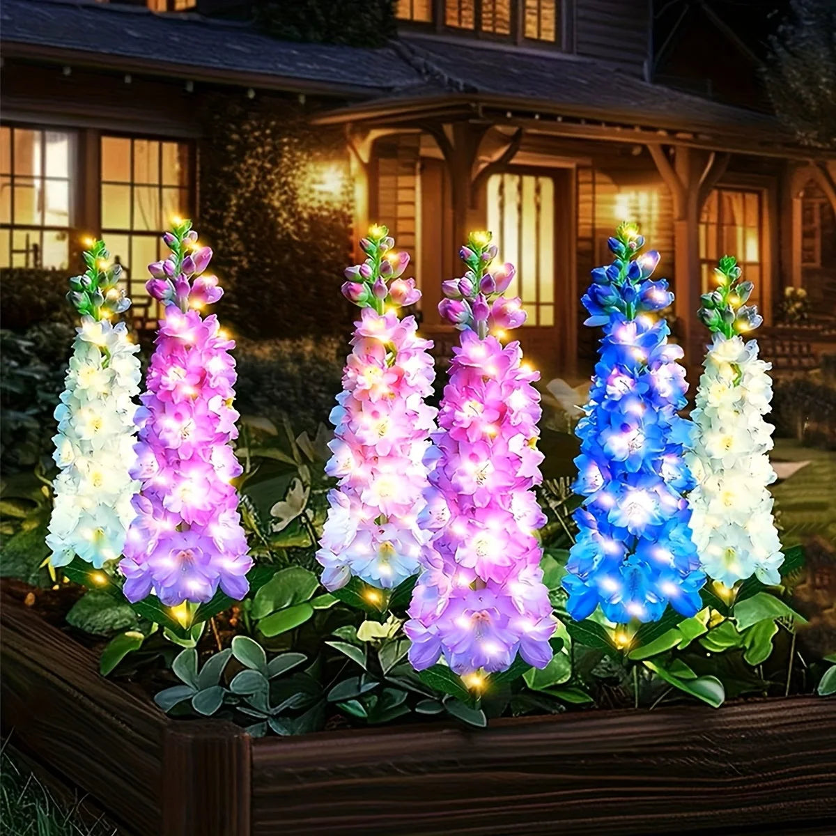 Solar Garden Lights, upgraded waterproof solar flower light, used for party garden decoration, Yard patio lawn decoration