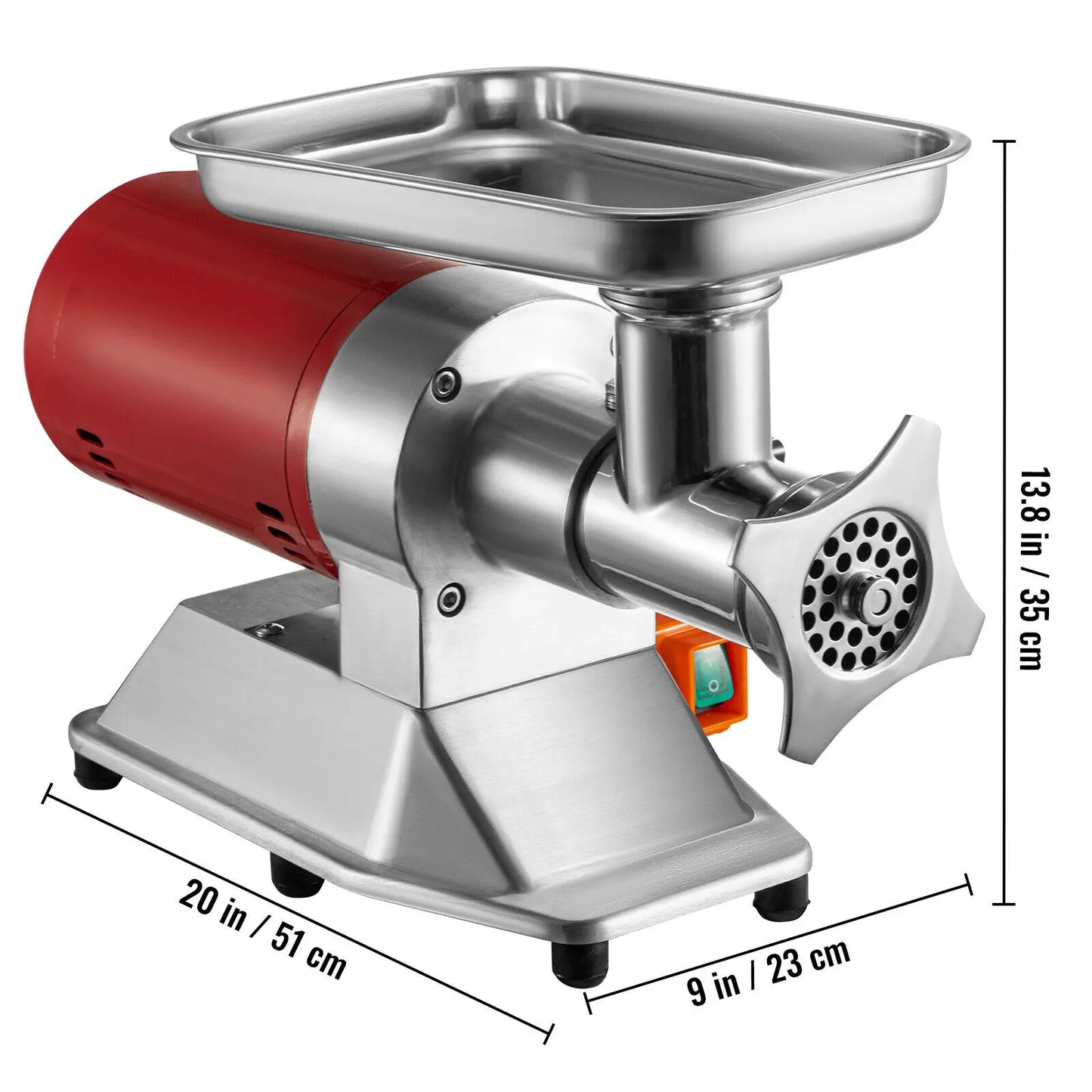 SucceBuy Electric Meat Grinder 250Kg/H 300Kg/H W/ Drawers Max Powerful Chopper Shredder Commercial Home Appliance Food Processor
