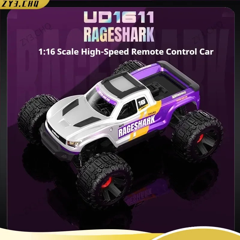 Ud1611 Remote Control Car Rc Offroad 4x4 Small Proportion High-Speed Vehicle Built-In Roll Cage Outdoor Play For Boys' Car Toys