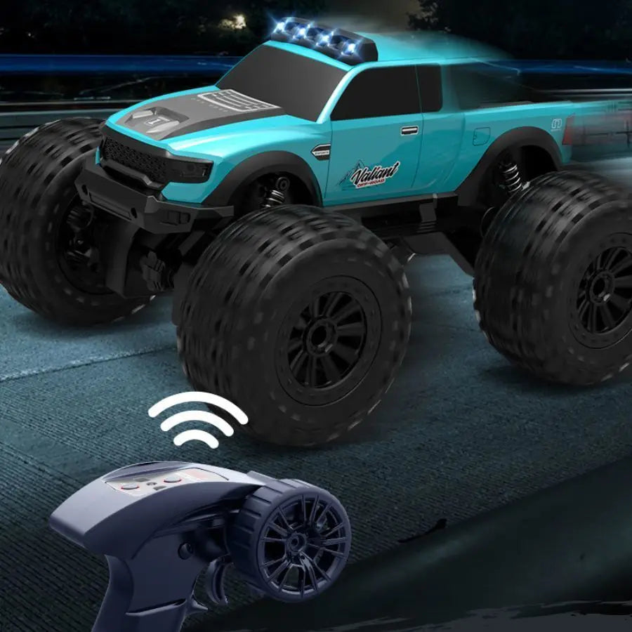 JJRC C8816 Amphibious Stunt Remote Control Car 4WD Off-Road Climbing Monster Truck with LED Lights Electric Vehicle Children Toy