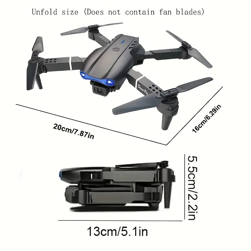 NEW E99 PRO Drone Screen Control Aerial Drone High Definition Dual Camera Remote Control Aircraft, Folding Quadcopter Kid Gift