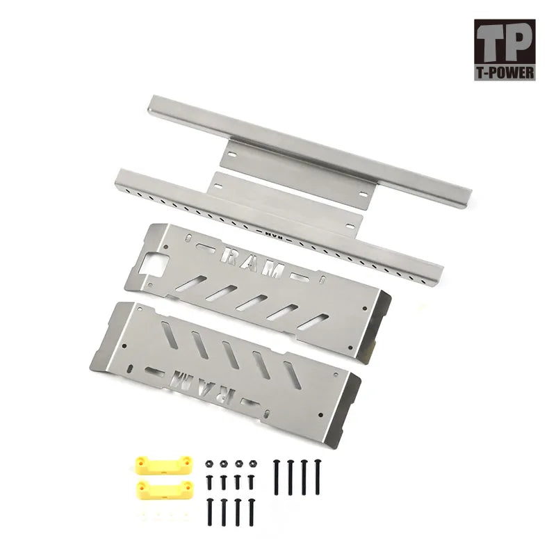 TRACTION HOBBY KM 1500 Pickup Truck Side Guard Metal Armor Remote Control Car Accessories TP-E0201110