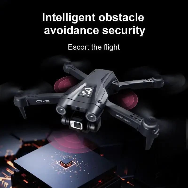 Z908 Pro GPS Drone Brushless HD Dual Camera WIFI FPV Optical Flow Obstacle Avoidance Foldable Quadcopter  Model Toys