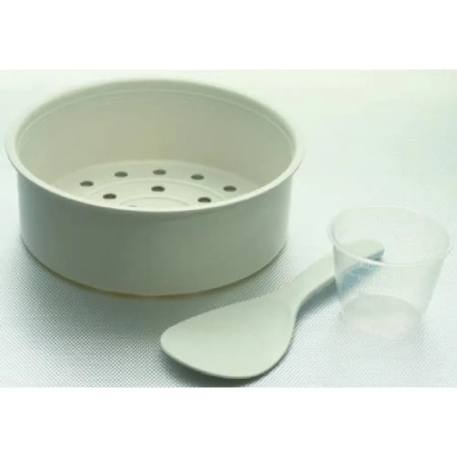 10-Cup Uncooked Rice Cooker and Warmer with Steam Basket in Floral White for Home Kitchen Use Ideal for Cooking Rice Steaming V