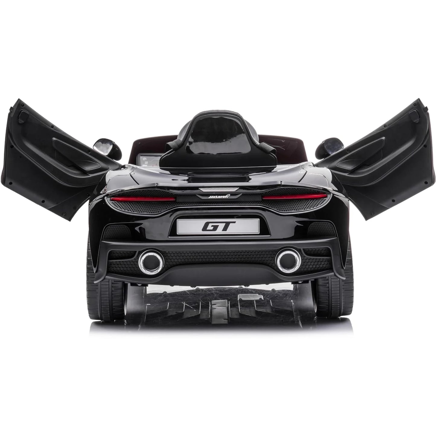 12V Ride On Car Electric Car for Kids Gift 3 Speeds,w/Remote Control Hydraulic Doors, Led Headlights Rocking & Music