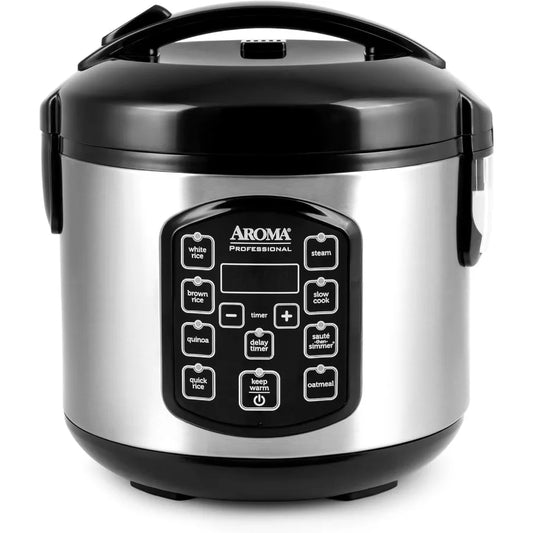 Professional Digital Rice Cooker Multicooker 4-Cup Uncooked 8-Cup Cooked Steamer Slow Cooker Oatmeal Cooker STS Auto Keep Warm