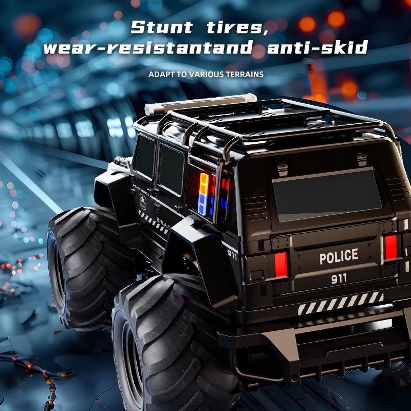 Remote-controlled car, 2.4G amphibious remote-controlled truck, off-road climbing waterproof armored car toy, holiday gift