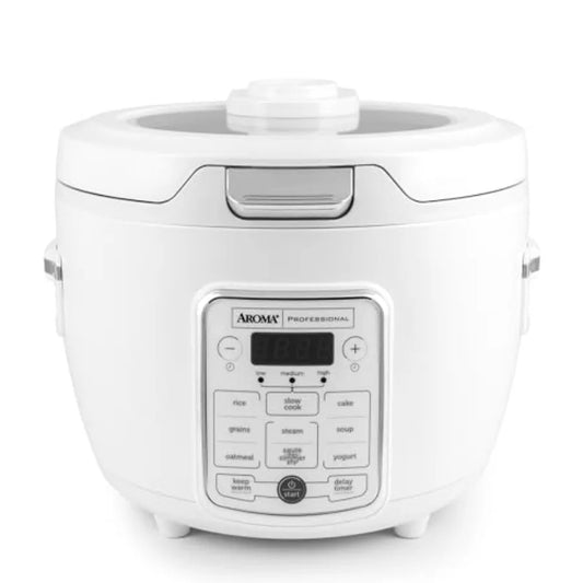 Professional Digital Rice Cooker 10-Cup Uncooked 20-Cup Cooked Slow Cooker Multicooker Steamer Oatmeal Cooker Auto Keep Warm Sa