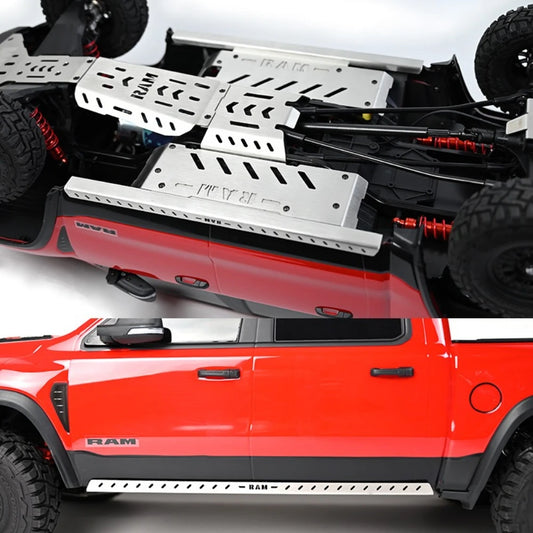 TRACTION HOBBY KM 1500 Pickup Truck Side Guard Metal Armor Remote Control Car Accessories TP-E0201110