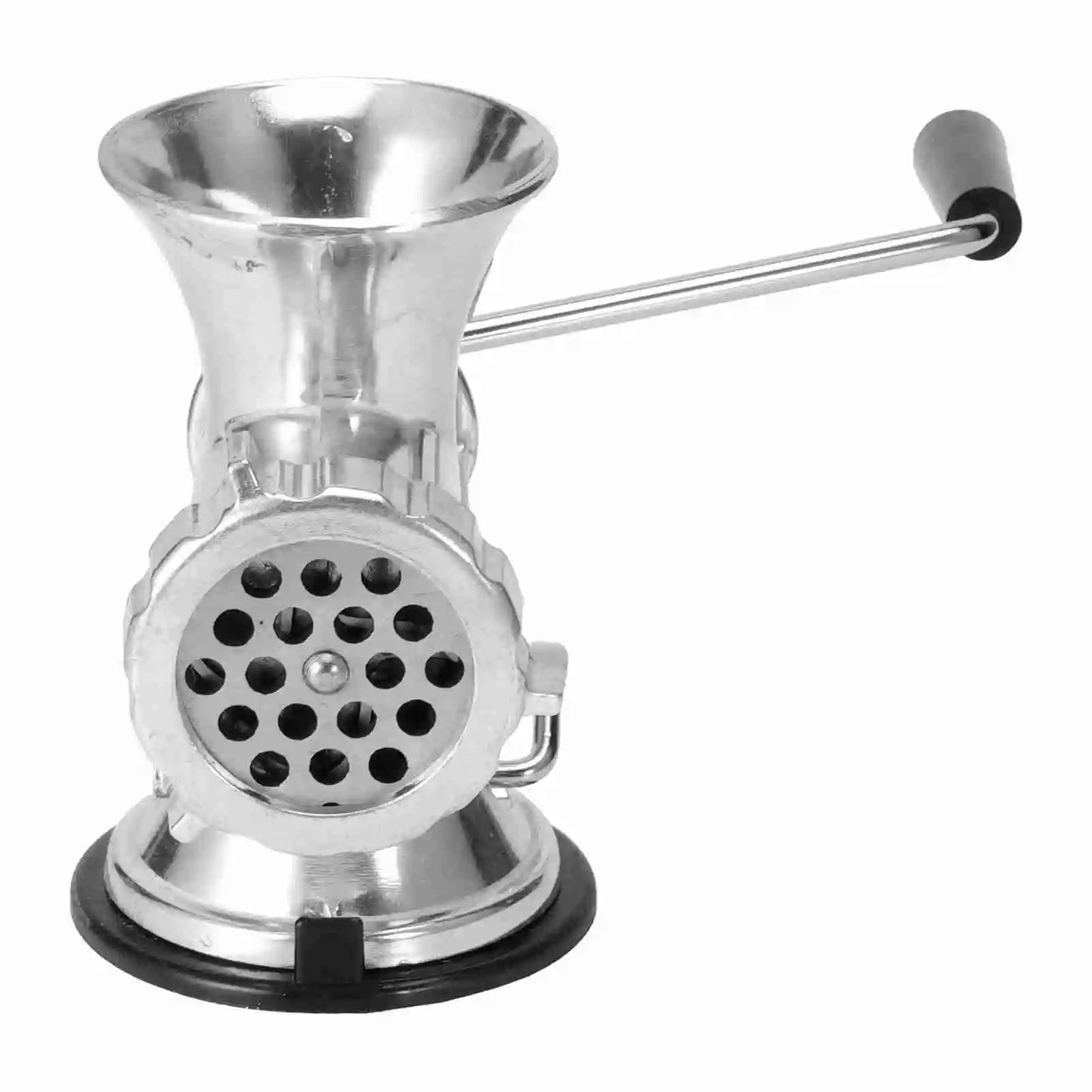 Manual Meat Grinder Silver Aluminum Alloy Powerful Home Sausage Kitchen Appliances Vegetable Chopper Pepper Supplies Mincer  ﻿