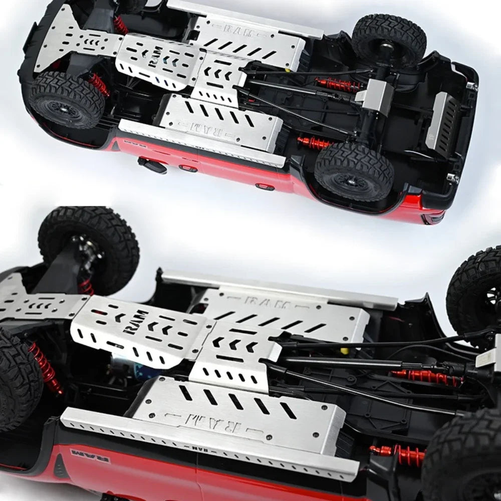 TRACTION HOBBY KM 1500 Pickup Truck Side Guard Metal Armor Remote Control Car Accessories TP-E0201110