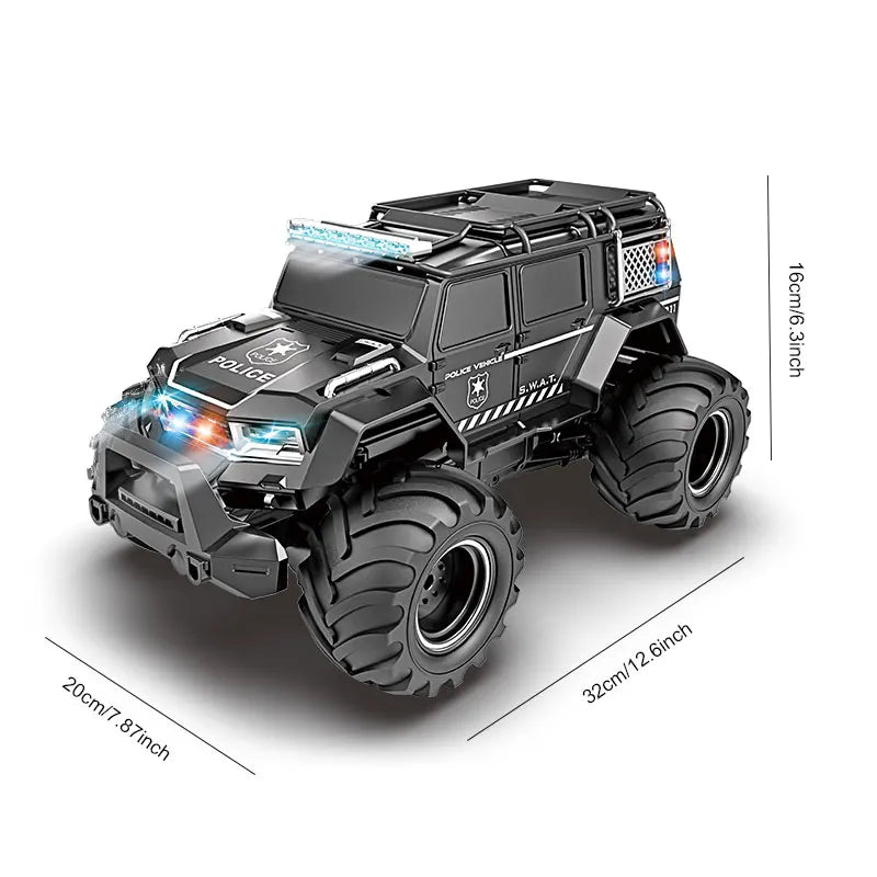 Remote-controlled car, 2.4G amphibious remote-controlled truck, off-road climbing waterproof armored car toy, holiday gift