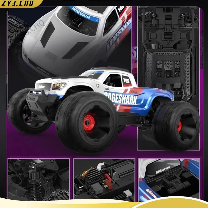 Ud1611 Remote Control Car Rc Offroad 4x4 Small Proportion High-Speed Vehicle Built-In Roll Cage Outdoor Play For Boys' Car Toys