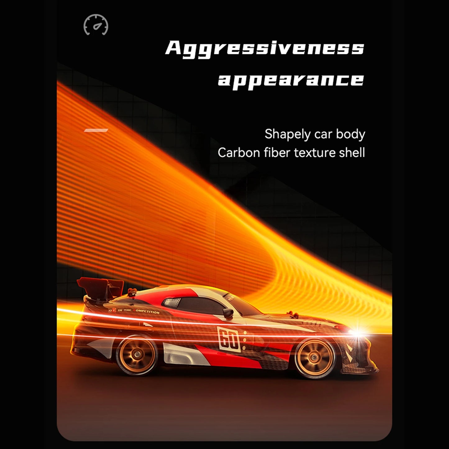Remote Control Drift Car 1/16 Remote Control Car 2.4GHz 4WD Remote Control Race Car Tires Replaceable
